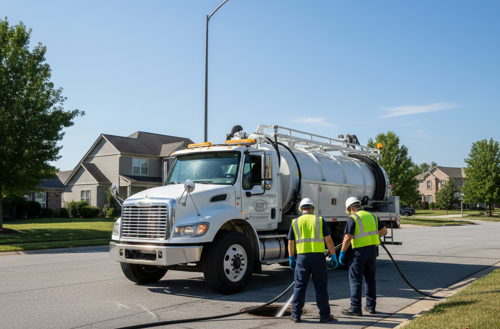 Sewer line cleaning in detroit, michigan