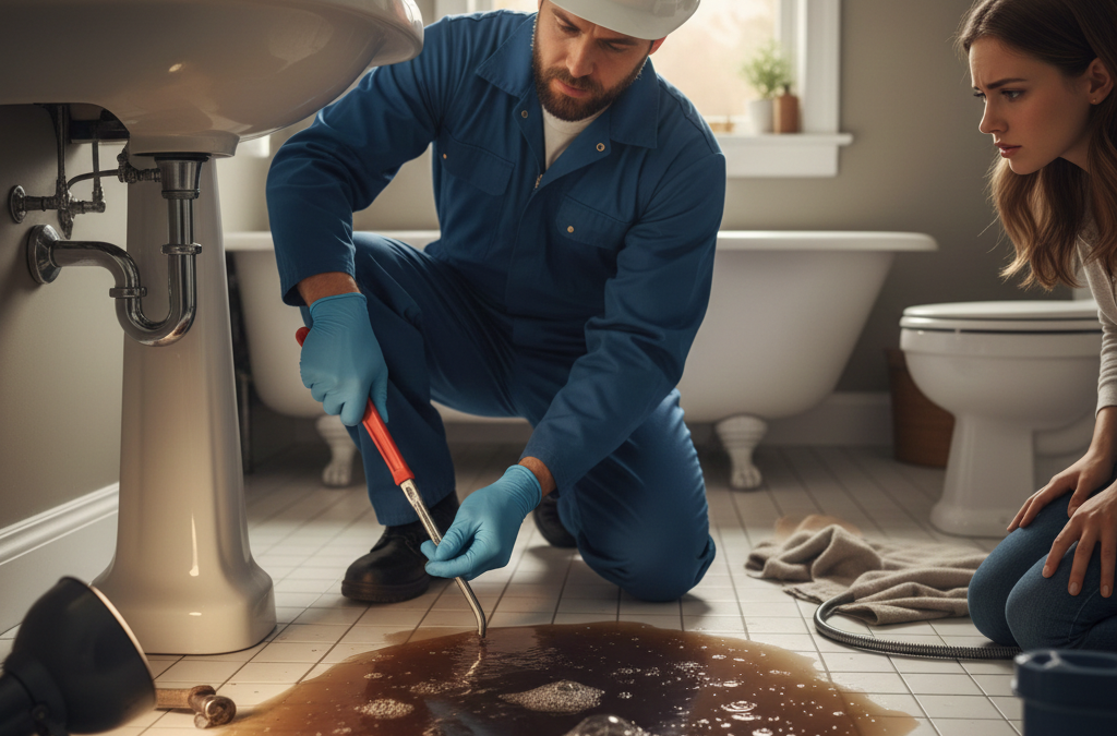 Clogged drain repair in detroit, michigan